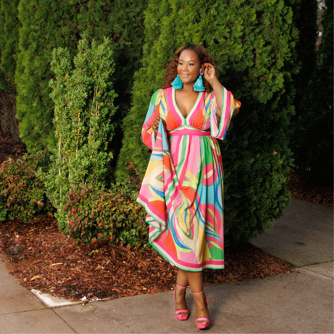 Eclectic Midi Dress